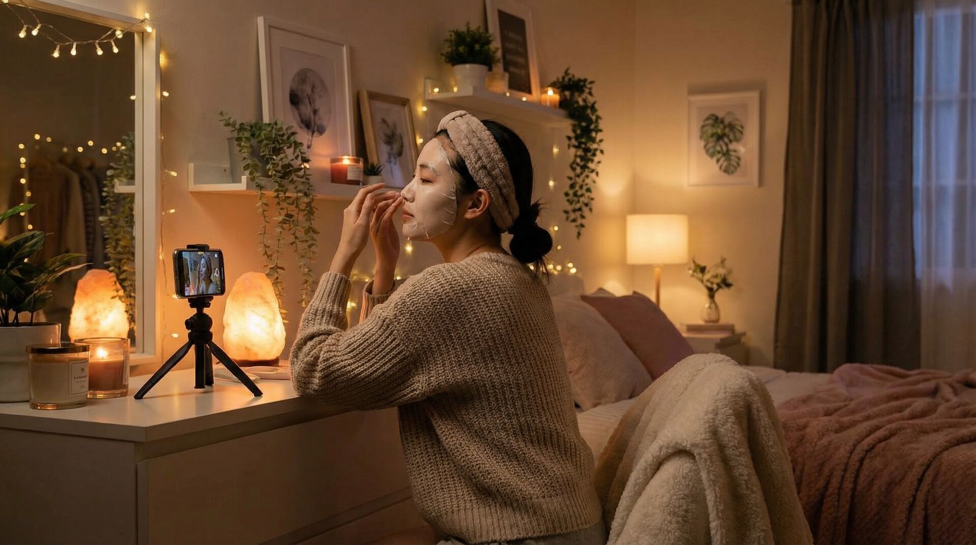 国产自拍护肤视频